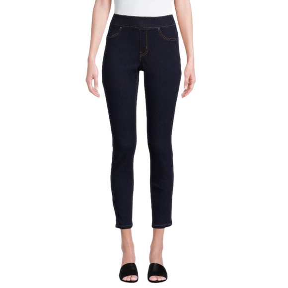 The Pioneer Woman Pull-On Dark Wash Blue Denim Jeggings Size S - Picture 1 of 16
